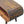 Chestnut Circular TV Stand, 2-Drawers, Open Slot, Nordic Legs