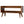 Solid Wood Nordic Storage Bench in Chestnut