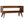 Solid Wood Nordic Storage Bench in Chestnut