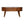 Chestnut Rounded Coffee Table, Nordic Legs, 2-Drawers