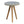 Solid Wood Bone Inlay Tripod Stool