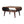 Open Chestnut Coffee Table, Nordic Legs