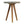 Solid Wood Bone Inlay Tripod Stool