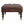 Solid Wood Buffalo Leather Upholstered Ottoman