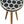 Solid Wood Bone Inlay Tripod Stool