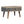 Edessa Bone Inlay Coffee Table, 2-Drawers, Nordic Legs