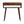 Sonata Chestnut Console Table, Nordic Legs, 2-Drawers, Open Slot