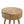 Nordic Circular Shaped Bedside, 1-Drawer