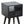 Solid Wood, Mini Nightstand, 1-Drawer, 1 Open-Slot, Ash