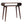 Solid Wood Amaya Nordic Style Console Table, Open Storage, Chestnut