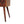 Solid Wood Mini Cube Nightstand, 2-Drawers, Chestnut