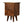 Solid Wood Bedside Table with 2 Drawers in Chestnut