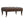 Solid Wood Buffalo Leather Upholstered Ottoman