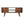 Chestnut Rounded Entertainment Unit, Nordic Legs, 4-Drawers, 2 Open Slot