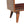 Solid Wood Chestnut Bench with Leather Seat Pad