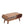 Solid Wood Amaya Nordic Style Coffee Table, Open Storage