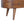 Chestnut Rounded Entertainment Unit, Nordic Legs, 4-Drawers, 2 Open Slot