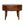 Chestnut Rounded Coffee Table, Nordic Legs, 2-Drawers