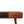 Solid Wood Curved Writing Desk, 1-Drawer, 1 Open Slot, Chestnut