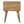 Solid Wood Curved Bedside, 2 Drawers, Oak-ish