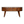 Chestnut Rounded Coffee Table, Nordic Legs, 2-Drawers