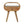 Circular Open Slot Nightstand, 1-Drawer, 1 Open Slot, Nordic Legs
