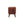 Solid Wood Chestnut Bench with Leather Seat Pad