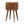 Solid Wood Mini Nightstand, 2-Drawers, Chestnut