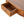 Chestnut Rounded Coffee Table, Nordic Legs, 2-Drawers