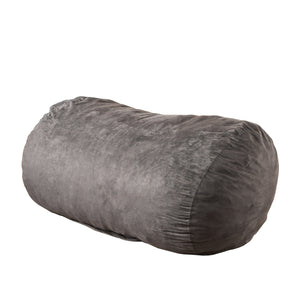 Nest 6.5 Foot Cylindrical Suede Bean Bag