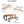 GO 3-Pieces Outdoor Dining Table With 2 Benches