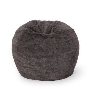 Vida 3 Foot Rounded Faux Fur Bean Bag