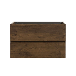 Alice 36W-105 Wall Mount Bathroom Vanity Cabinet Without Basin