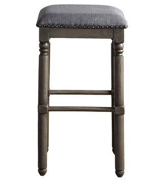 Arnhem Wood Upholstered Bar Stools, Set of 2