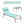 Patio Chaise Lounge Set of 3 with Side Table, Aluminum Adjustable Recliners
