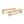 Outdoor Dining Benches (Set of 2) - Acacia Wood with Teak Finish