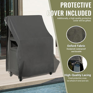 Outdoor Kitchen Island with Storage