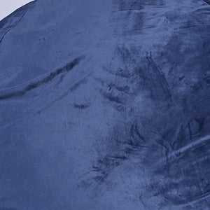 Minky Velvet Bean Bag Chair - Navy 5ft Plush Floor Chair