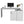 Axis Modern L-Shaped Computer Desk with Open & Closed Storage - White