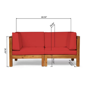 Brava X-Back Loveseat