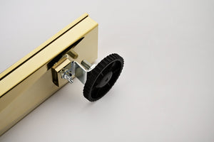 24 Inches Linear Shower Drain with Removable Quadrato Pattern Grate