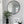 Black 20 Inch Metal Round Bathroom Mirror