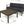 Perla 3 Seater Sofa and Table Set, Dark
