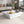 Square Marble Veneer Coffee Table with Sliding Top