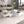 Square Marble Veneer Coffee Table with Sliding Top