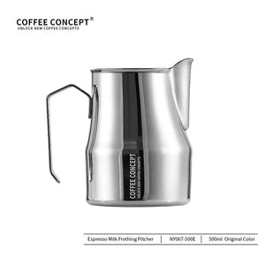 Best Milk Pitcher for Latte Art Beginners - Bell Shape 350ml/500ml Frothing Jug Under $15