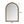 Vintage Iron Art Arch Mirror, Wall Hanging Or Table Display