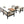 4 Pieces Outdoor Sectional Sofa Set 5 Person Patio Seating Group Outdoor Conversation Set With Cushions And A Coffee Table For Patios