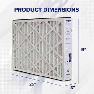 Trion 259112-101 Air Bear 16 x 25 x 3 Inch MERV 11 Air Purifier Filter (6 Pack)