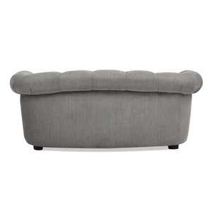 Kiki 36.5' Chesterfield Dog Sofa Bed, Medium, Uptown Gray Stain Resistant High Performance Polyester